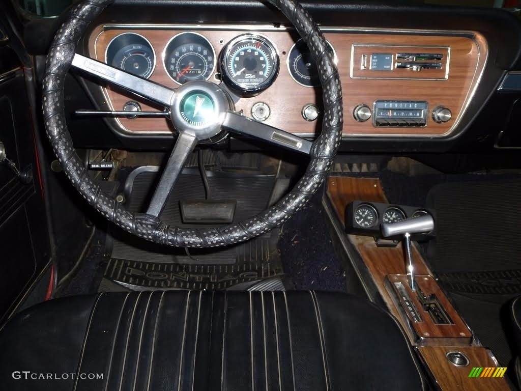 1967 Pontiac GTO 2 Door Hardtop Black Dashboard Photo #138686460