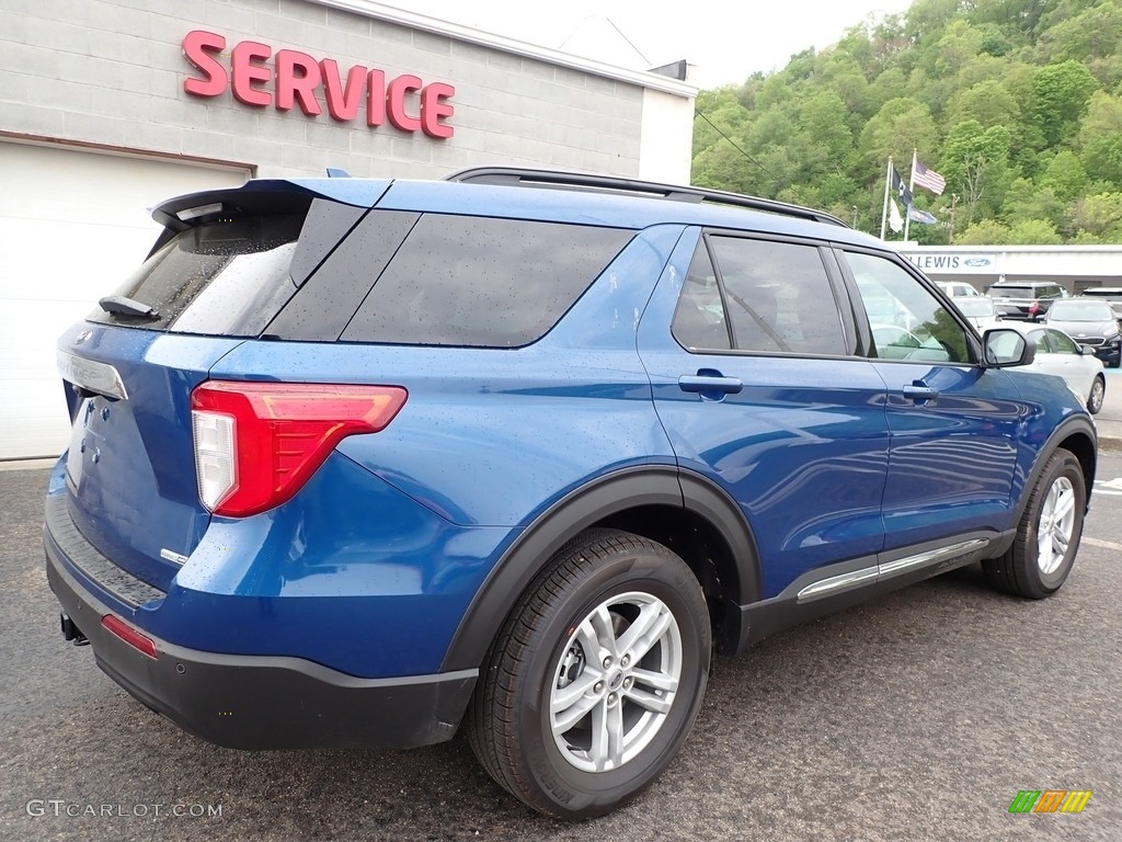 2020 Explorer XLT 4WD - Atlas Blue Metallic / Ebony photo #2