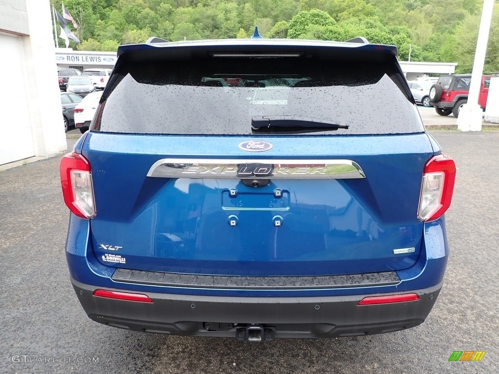2020 Explorer XLT 4WD - Atlas Blue Metallic / Ebony photo #3