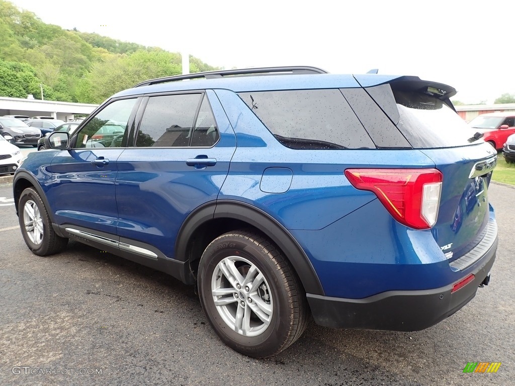 2020 Explorer XLT 4WD - Atlas Blue Metallic / Ebony photo #5