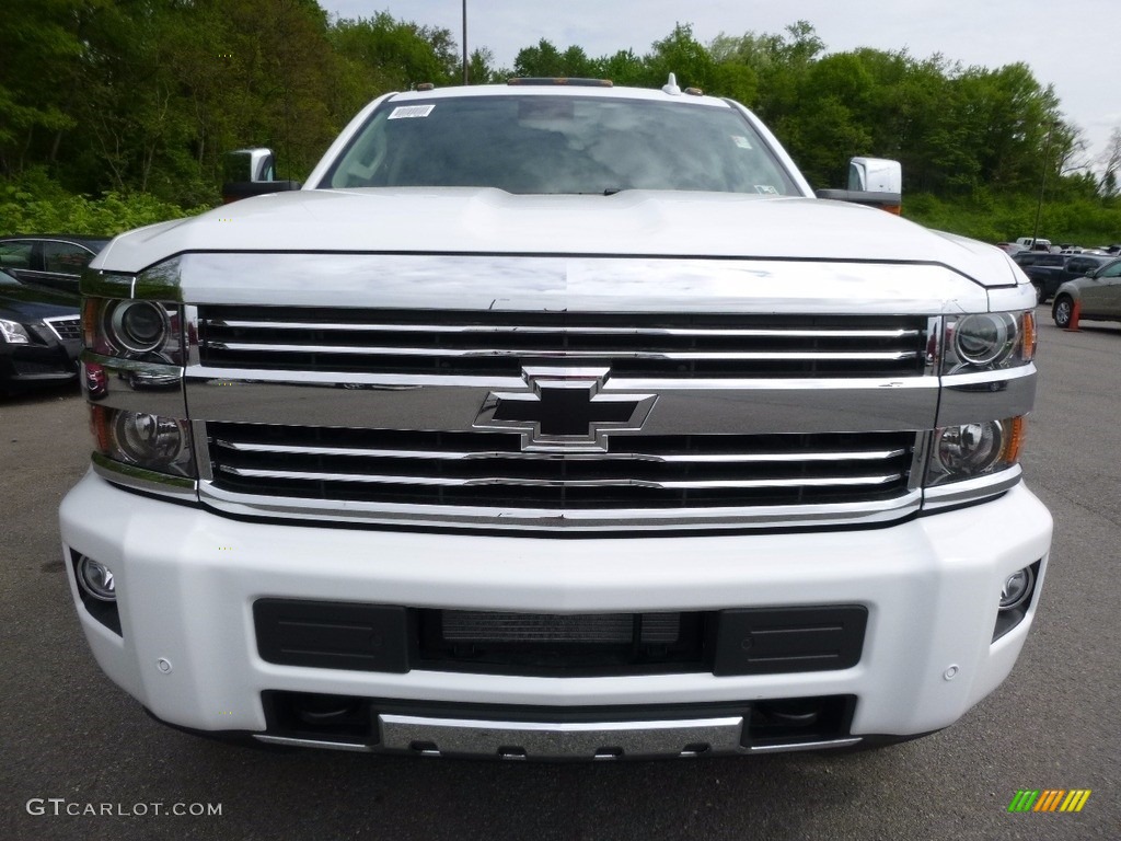 Summit White 2016 Chevrolet Silverado 2500HD High Country Crew Cab 4x4 Exterior Photo #138686742