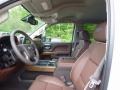 2016 Chevrolet Silverado 2500HD High Country Saddle Interior Front Seat Photo