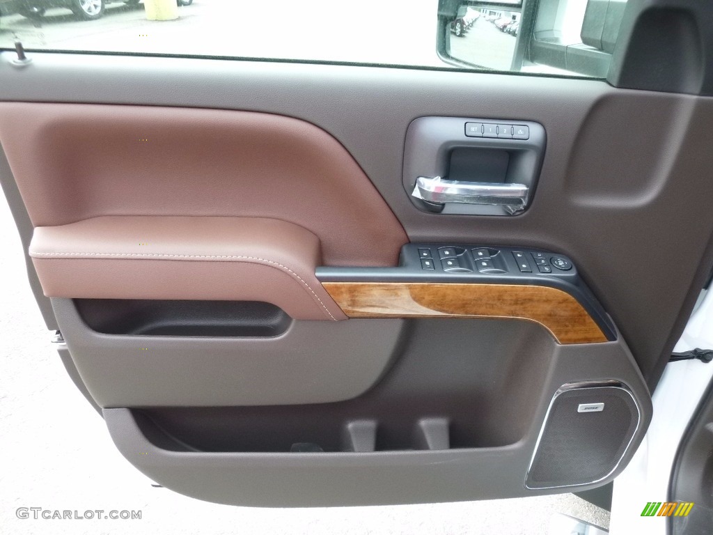 2016 Chevrolet Silverado 2500HD High Country Crew Cab 4x4 High Country Saddle Door Panel Photo #138687009