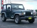 1999 Forest Green Pearlcoat Jeep Wrangler SE 4x4  photo #9