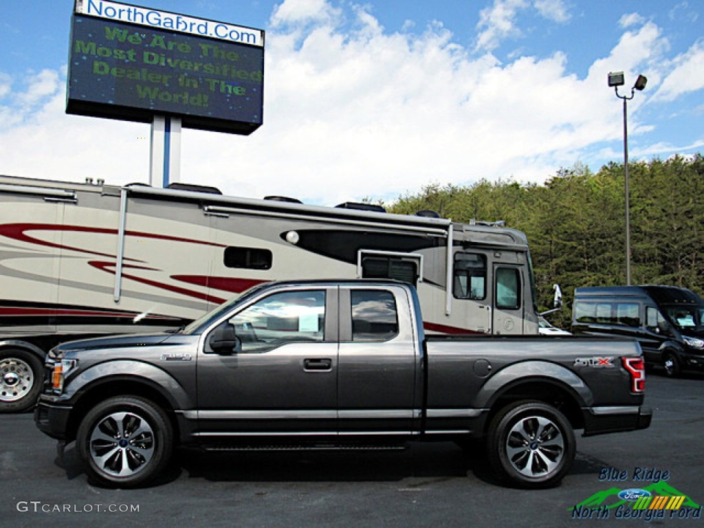 2020 F150 STX SuperCab - Magnetic / Black photo #2