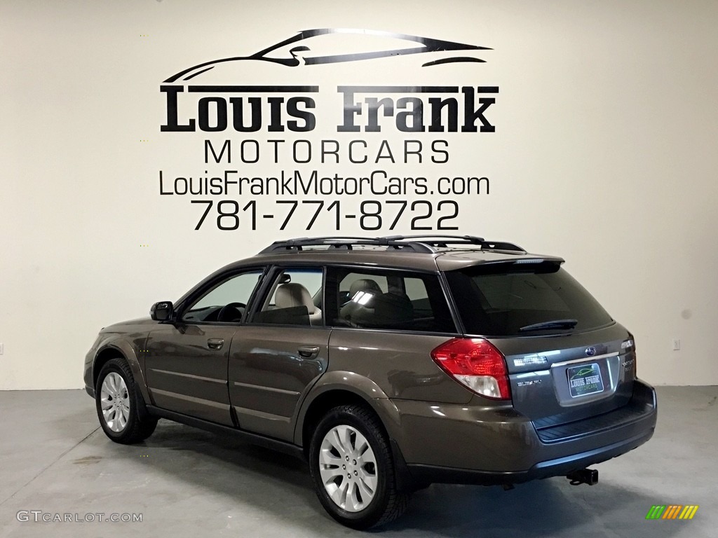2009 Outback 2.5XT Limited Wagon - Deep Bronze Metallic / Warm Ivory photo #106