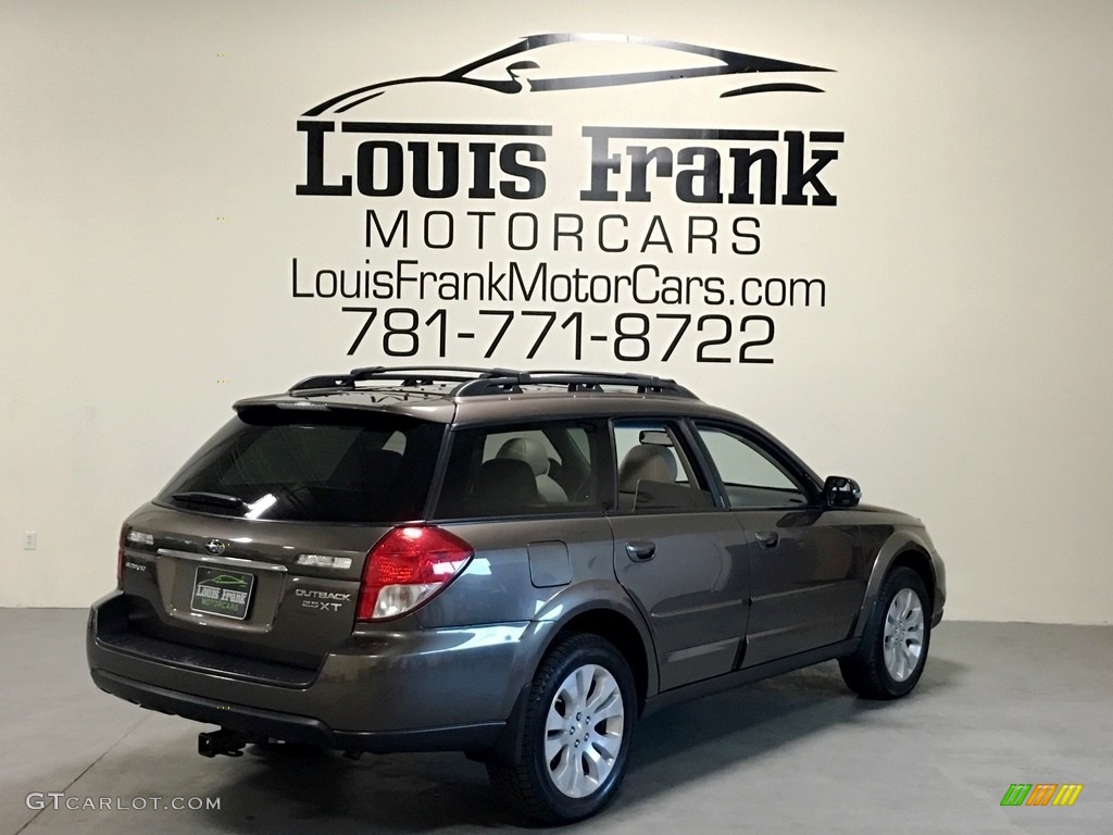 2009 Outback 2.5XT Limited Wagon - Deep Bronze Metallic / Warm Ivory photo #107