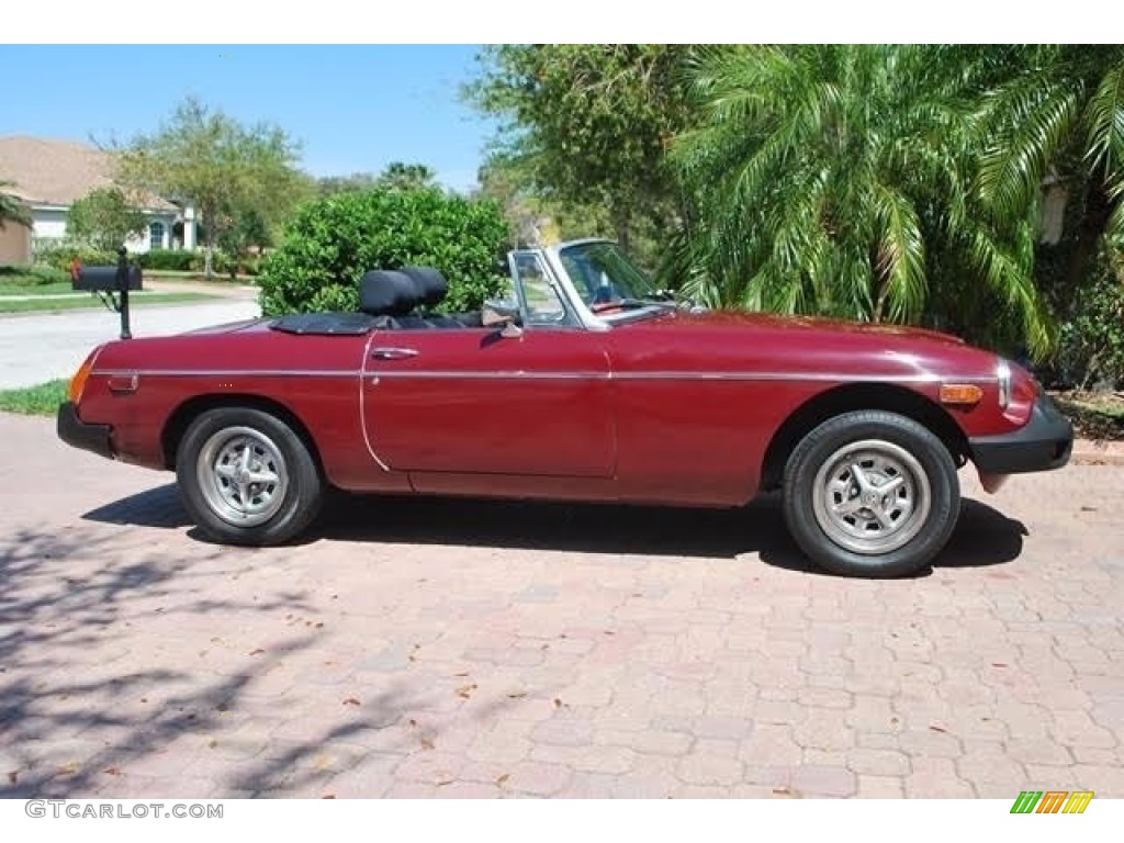 Damask Red 1977 MG MGB Roadster Exterior Photo #138688275