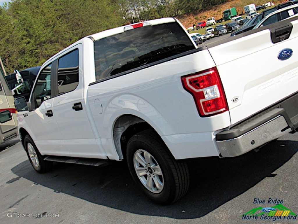 2020 F150 XL SuperCrew 4x4 - Oxford White / Medium Earth Gray photo #33