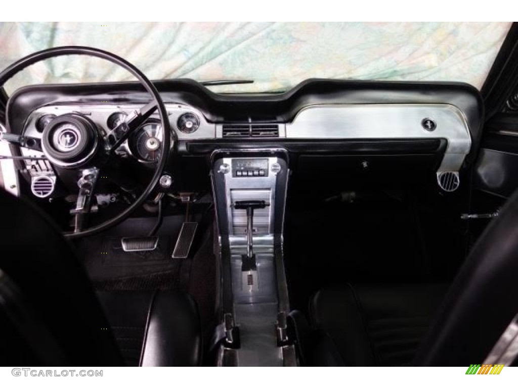 1967 Ford Mustang Sports Sprint Package Coupe Deluxe Black Dashboard Photo #138688905