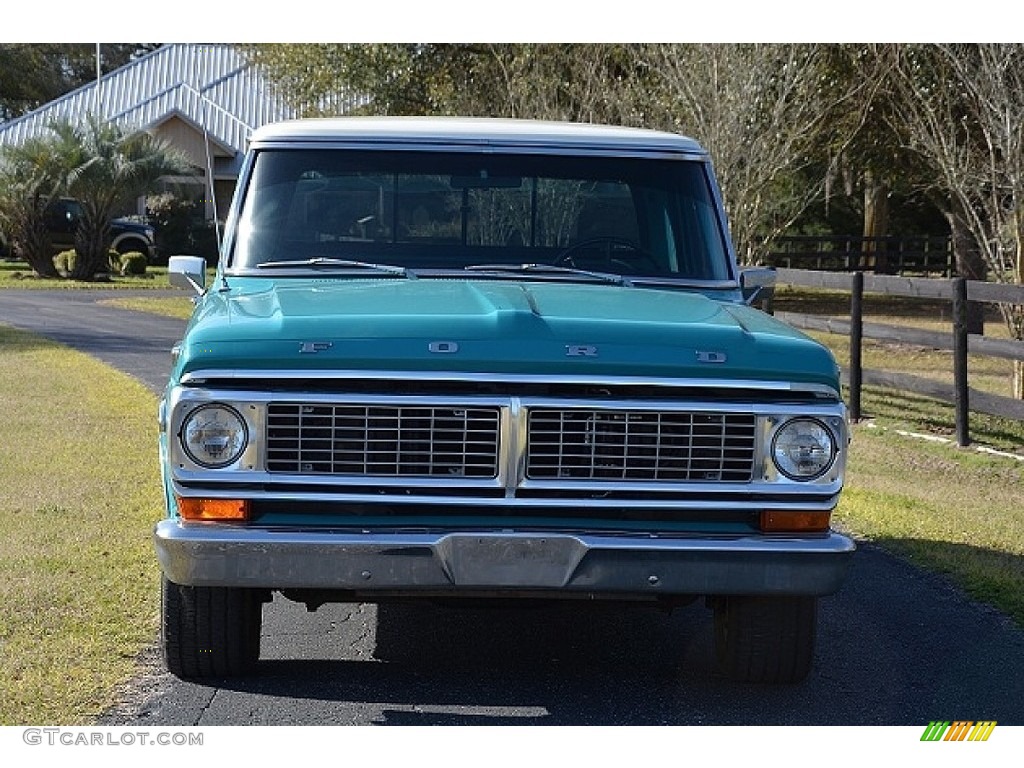 Reef Aqua 1970 Ford F100 Ranger XLT Regular Cab Exterior Photo #138689648