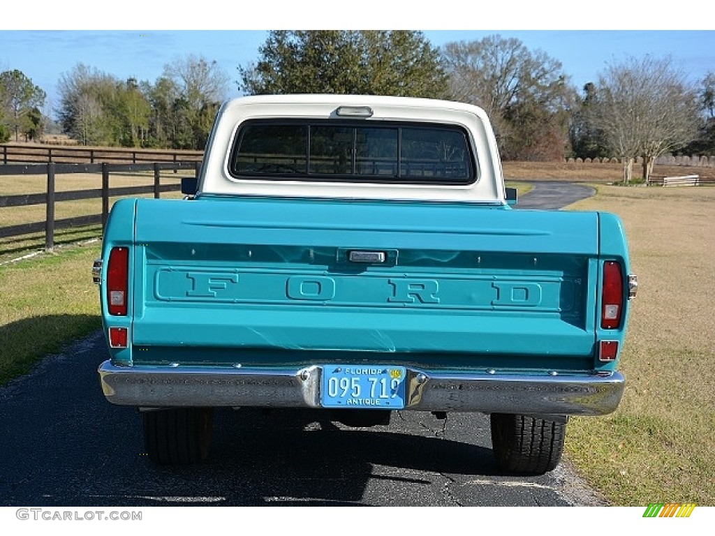 Reef Aqua 1970 Ford F100 Ranger XLT Regular Cab Exterior Photo #138689700