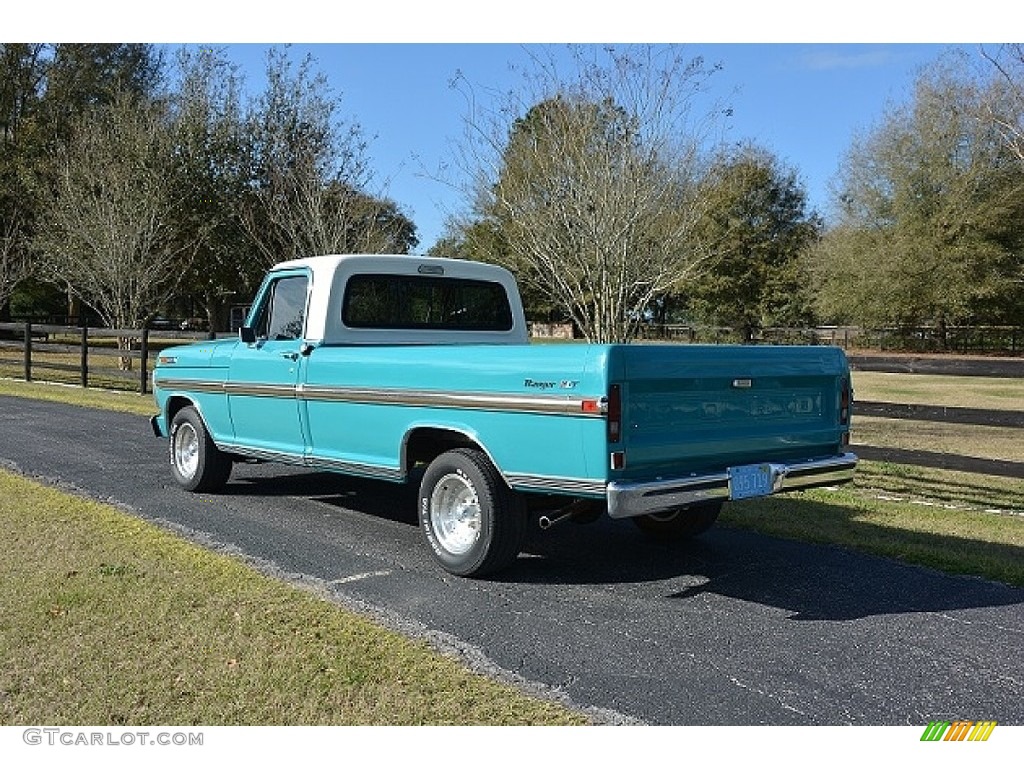 Reef Aqua 1970 Ford F100 Ranger XLT Regular Cab Exterior Photo #138690171