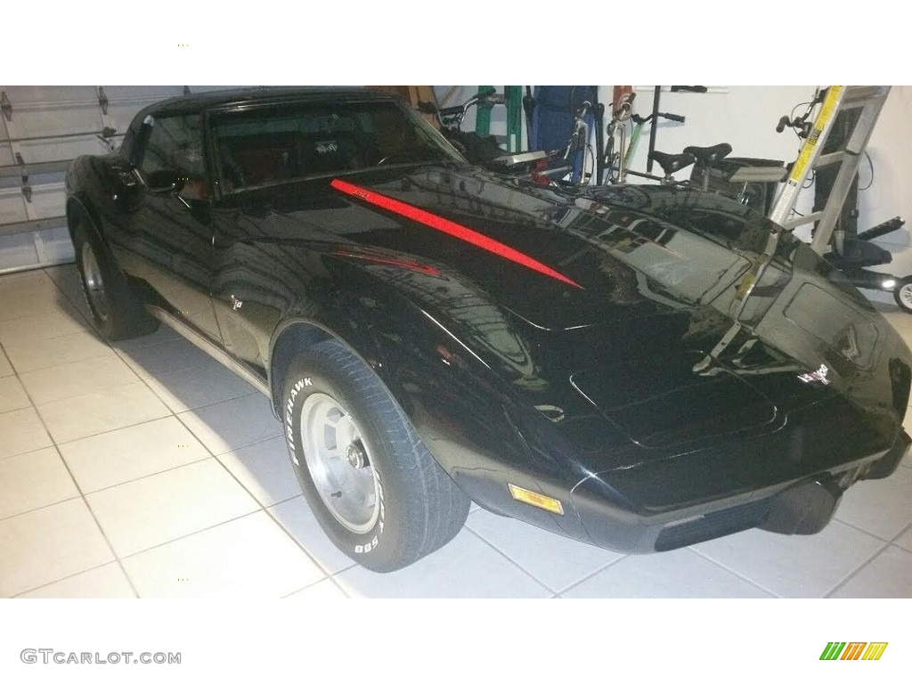 1979 Corvette Coupe - Black / Red photo #8
