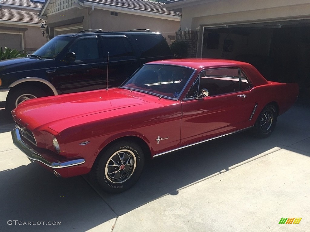 1964 Mustang Coupe - Rangoon Red / Red photo #1