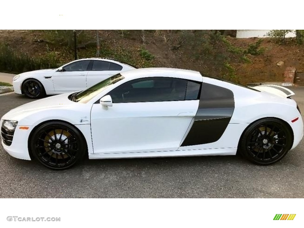 2010 R8 5.2 FSI quattro - Ibis White / Fine Nappa Black Leather photo #9