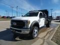 Oxford White - F550 Super Duty XL Regular Cab 4x4 Dump Truck Photo No. 4