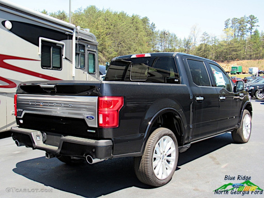 2020 F150 Limited SuperCrew 4x4 - Agate Black / Limited Unique Camelback photo #5