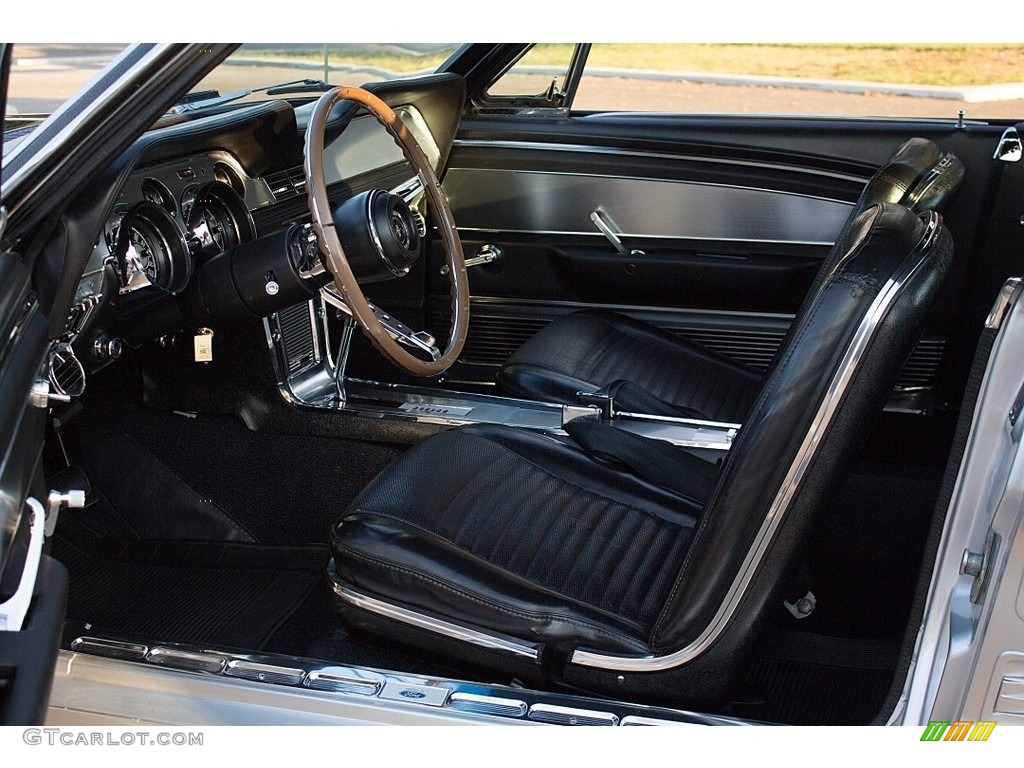 Black Interior 1967 Ford Mustang Coupe Photo #138691941