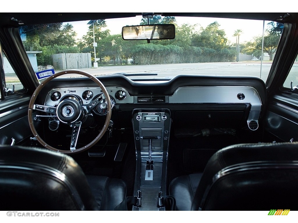 1967 Ford Mustang Coupe Black Dashboard Photo #138691965
