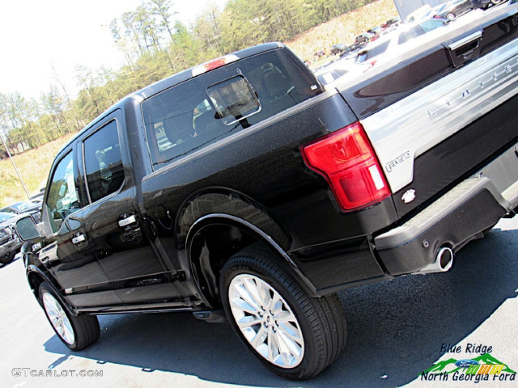 2020 F150 Limited SuperCrew 4x4 - Agate Black / Limited Unique Camelback photo #38