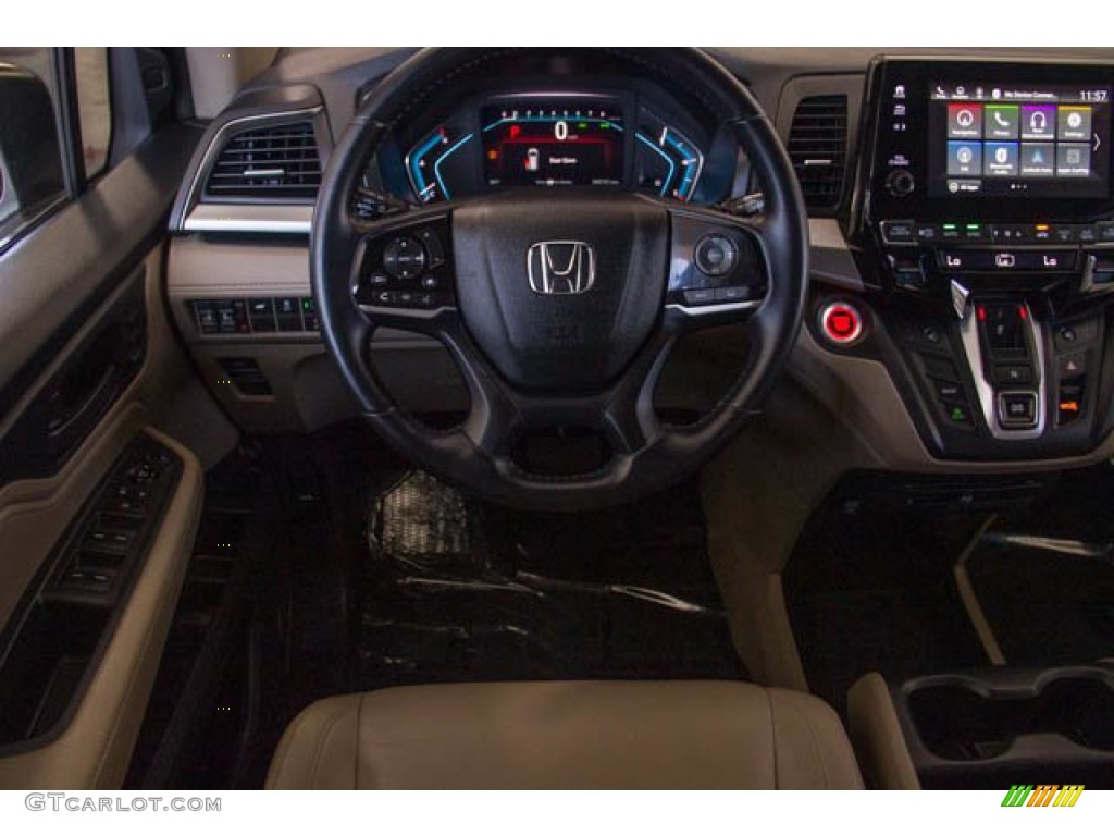 2018 Odyssey EX-L - Forest Mist Metallic / Beige photo #5