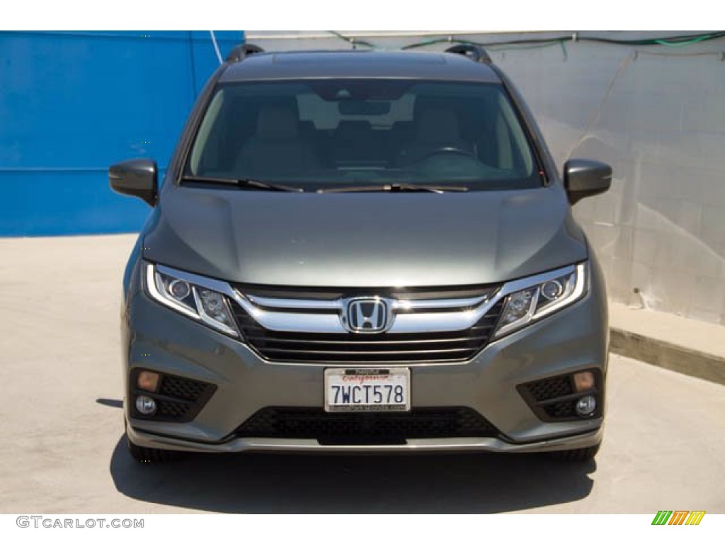 2018 Odyssey EX-L - Forest Mist Metallic / Beige photo #7