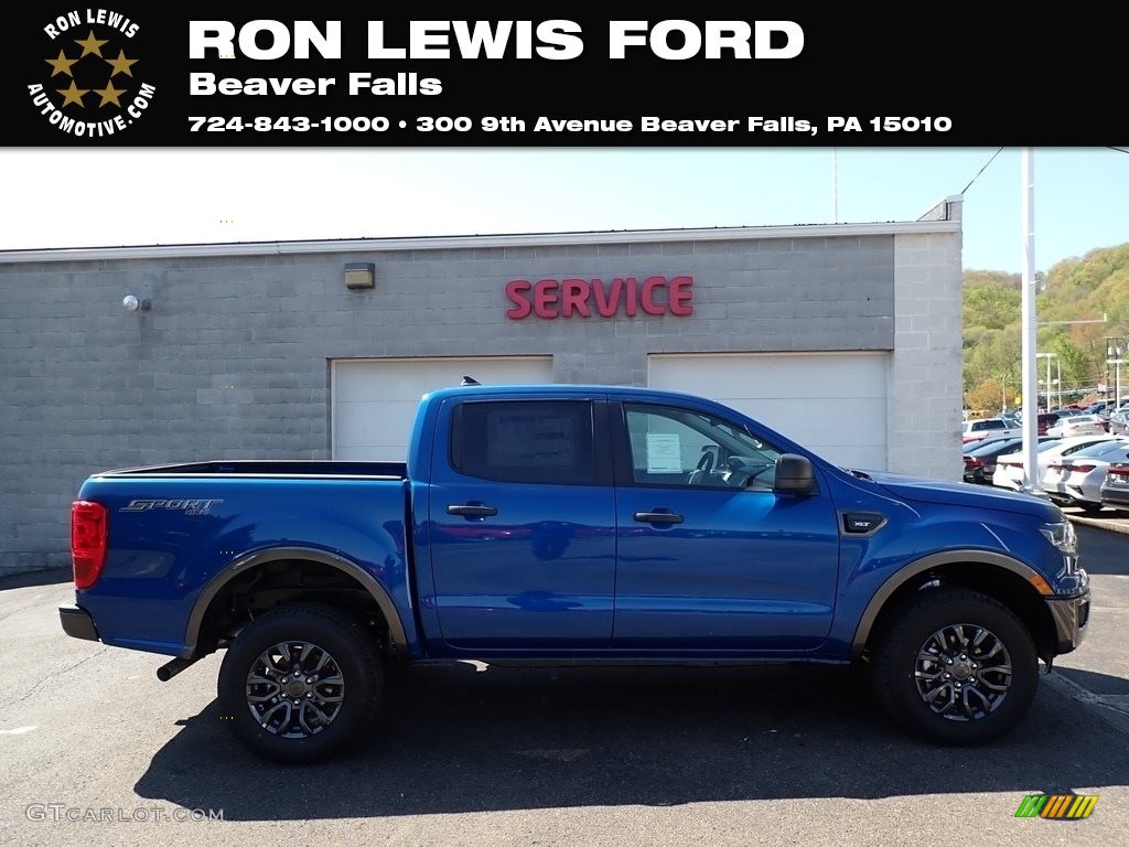 2020 Ranger XLT SuperCrew 4x4 - Lightning Blue / Ebony photo #1