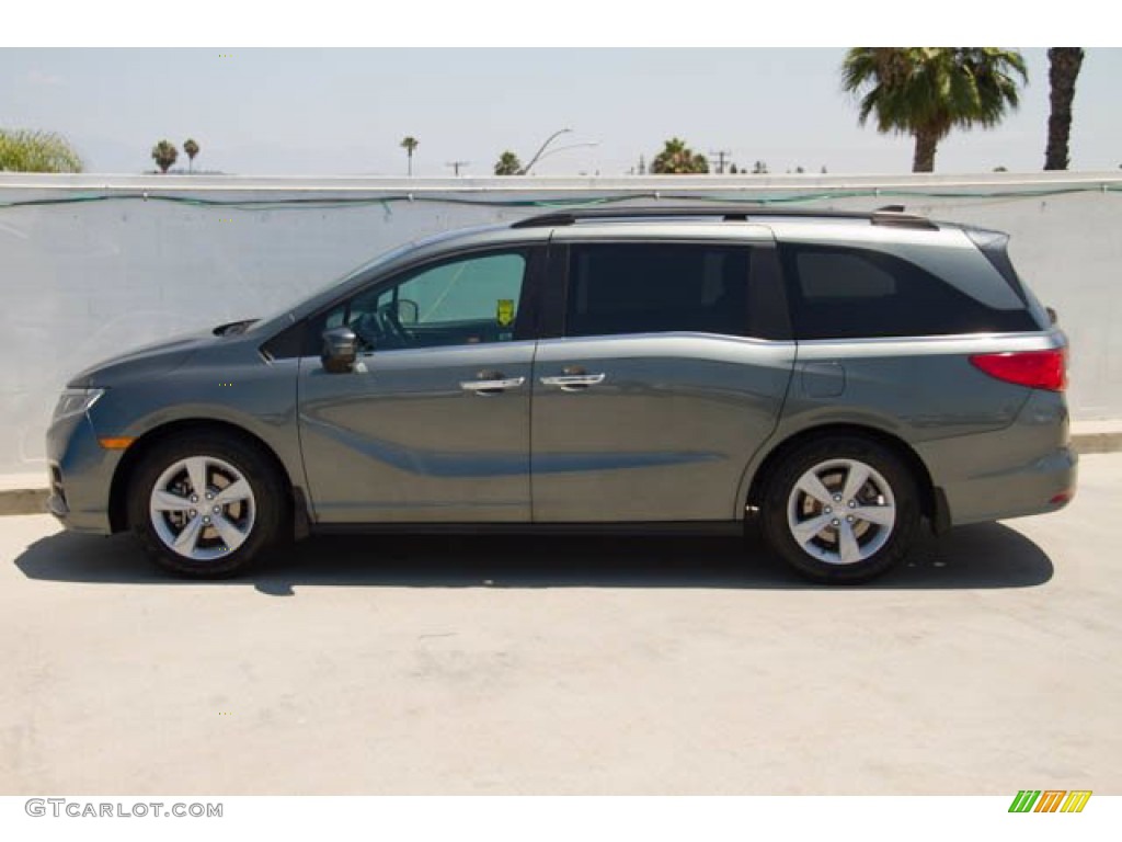 2018 Odyssey EX-L - Forest Mist Metallic / Beige photo #8