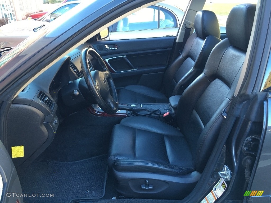 Charcoal Leather Interior 2007 Subaru Outback 2.5 XT Limited Wagon Photo #138693285