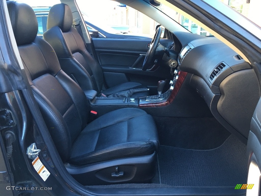 Charcoal Leather Interior 2007 Subaru Outback 2.5 XT Limited Wagon Photo #138693318