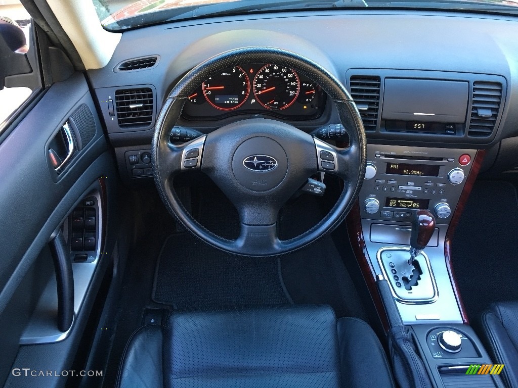 2007 Subaru Outback 2.5 XT Limited Wagon Charcoal Leather Dashboard Photo #138694230