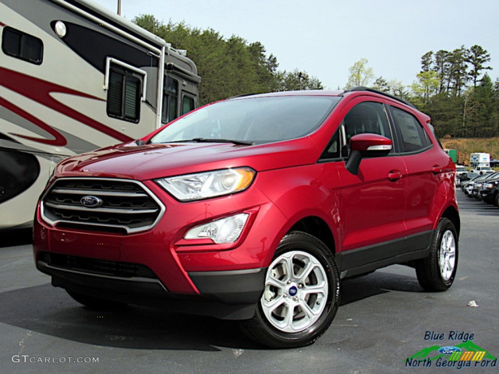 2020 EcoSport SE 4WD - Ruby Red Metallic / Ebony Black photo #1