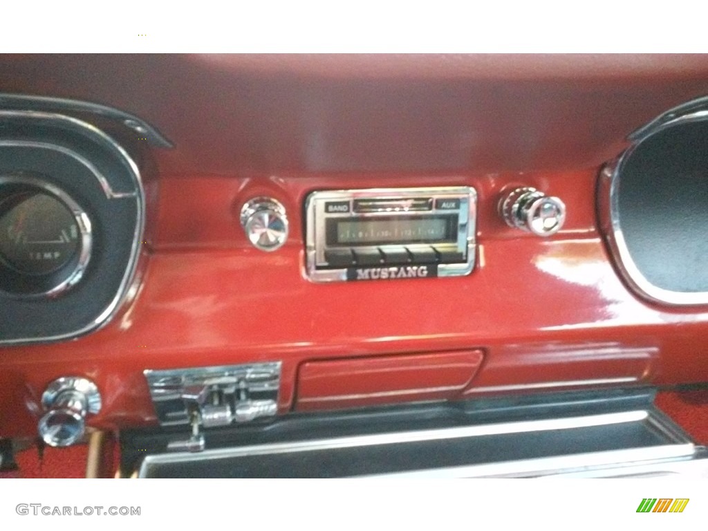 1965 Ford Mustang Fastback Audio System Photos