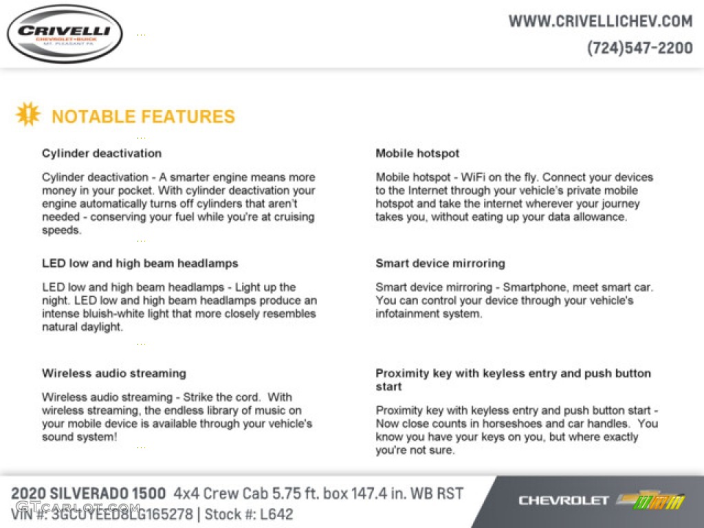 2020 Silverado 1500 RST Crew Cab 4x4 - Red Hot / Jet Black photo #7