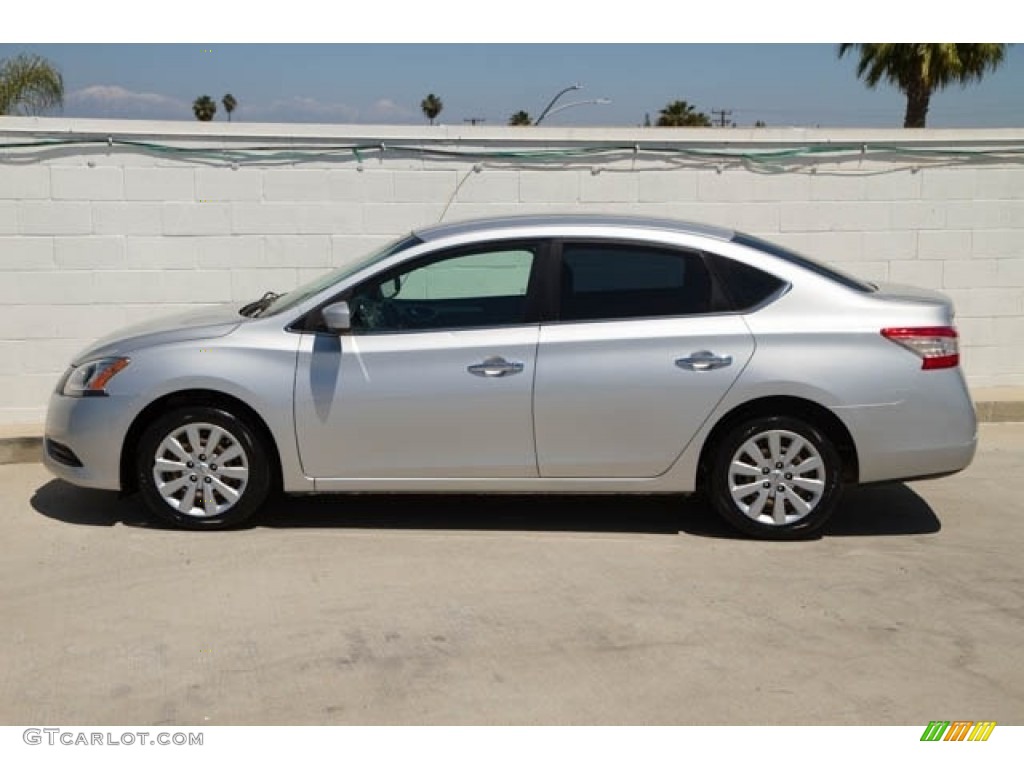Brilliant Silver Metallic 2013 Nissan Sentra SV Exterior Photo #138694641