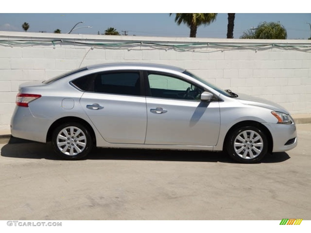 Brilliant Silver Metallic 2013 Nissan Sentra SV Exterior Photo #138694719