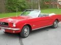 1966 Red Ford Mustang Convertible #138485476