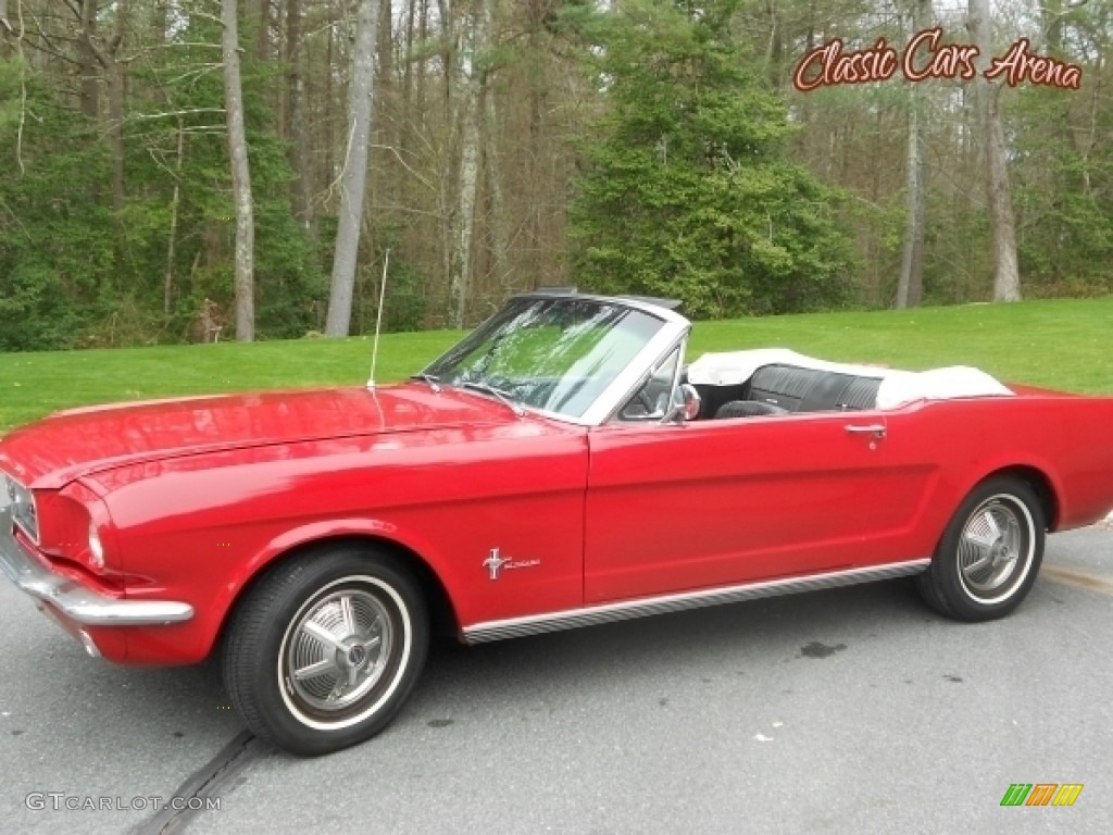 1966 Mustang Convertible - Red / Black photo #3
