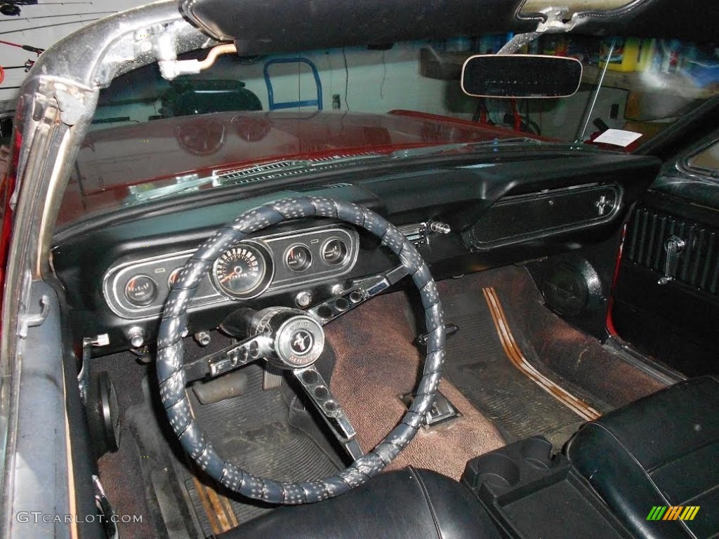 1966 Mustang Convertible - Red / Black photo #5
