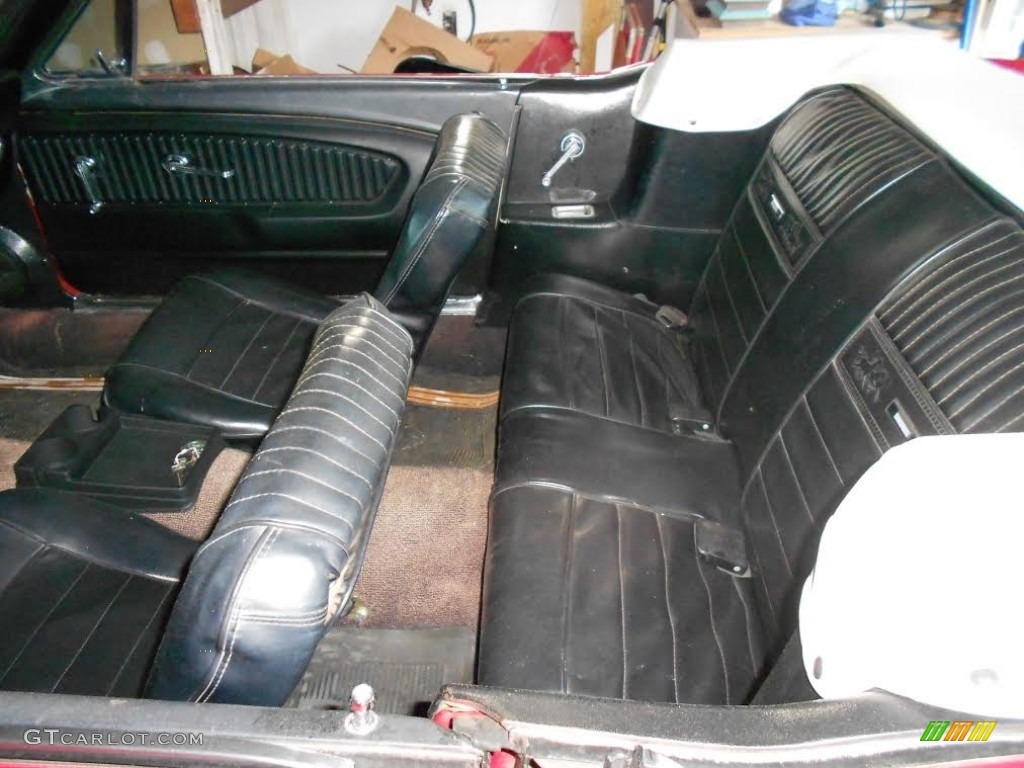 1966 Mustang Convertible - Red / Black photo #8