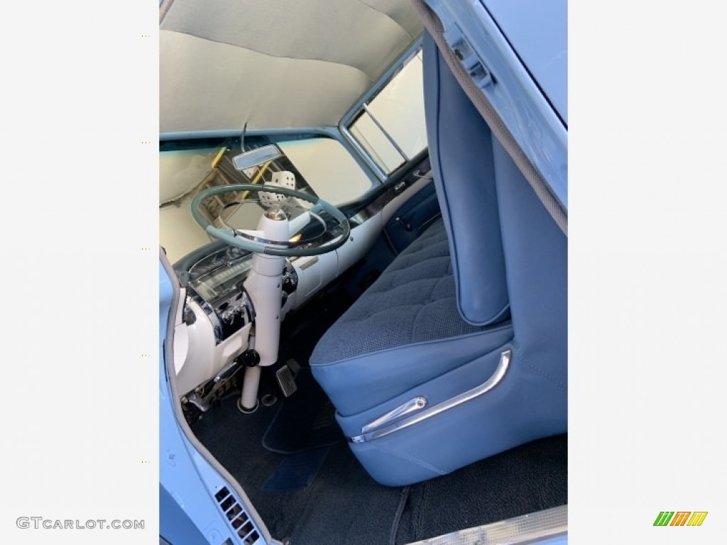 Blue Interior 1954 Cadillac Series 62 4 Door Sedan Photo #138696021