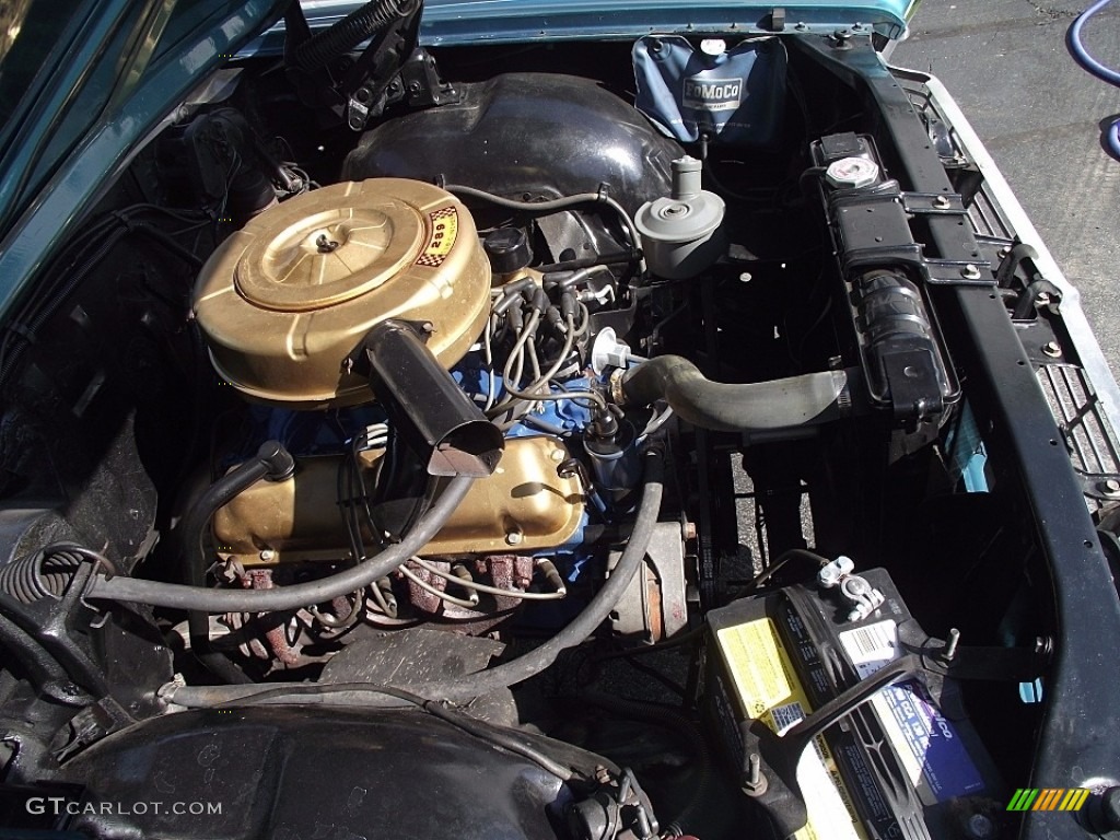 1965 Ford Galaxie 500 Convertible Engine Photos