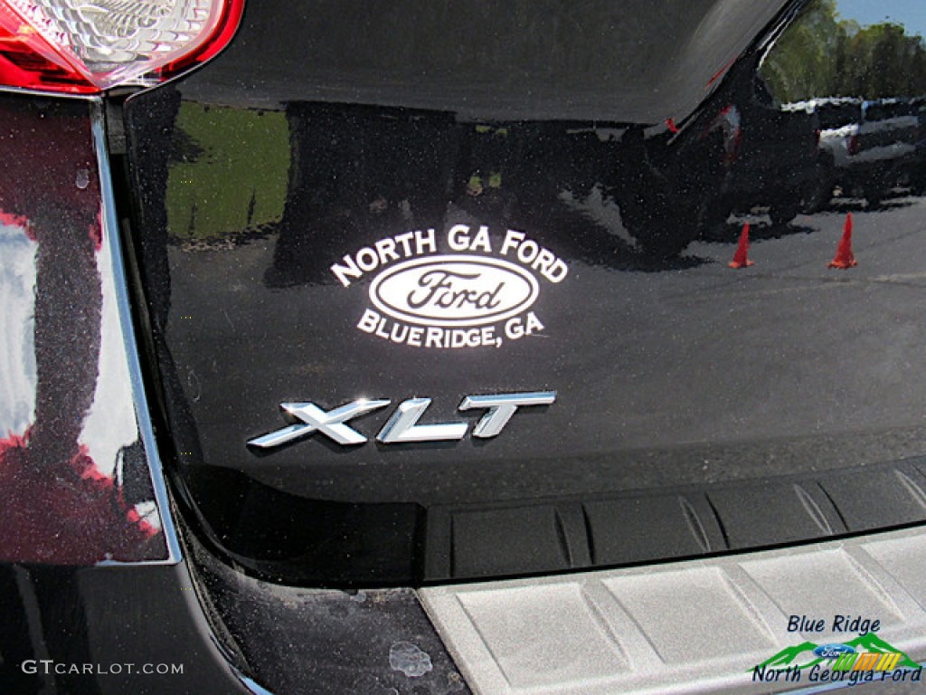 2020 Explorer XLT 4WD - Agate Black Metallic / Sandstone photo #35