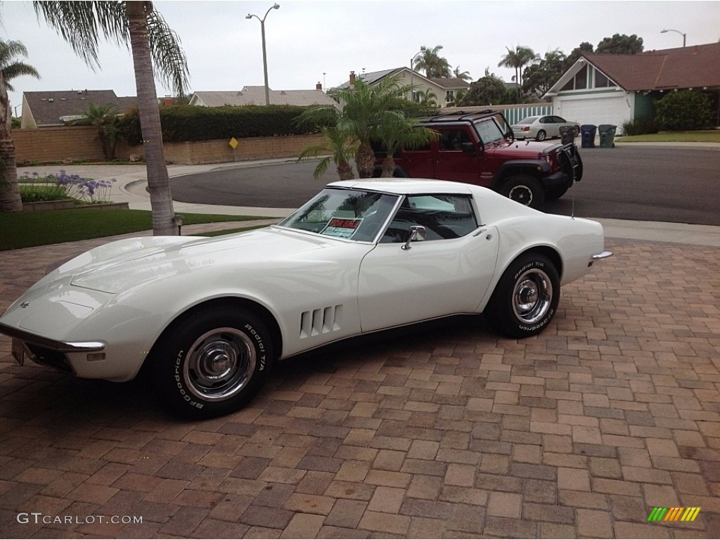 1968 Corvette Coupe - Polar White / Black photo #1