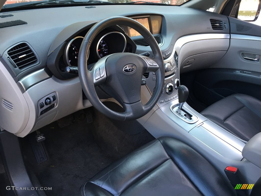 Slate Gray Interior 2009 Subaru Tribeca Limited 7 Passenger Photo #138699016