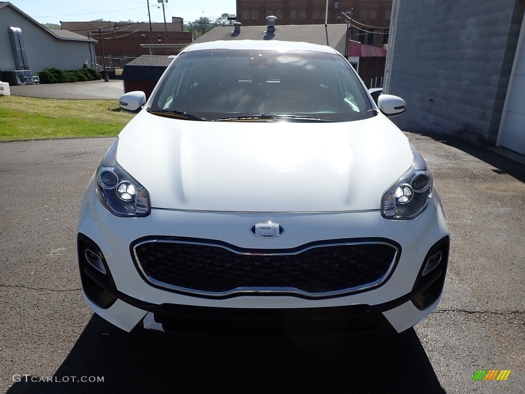 2020 Sportage LX AWD - Clear White / Black photo #8