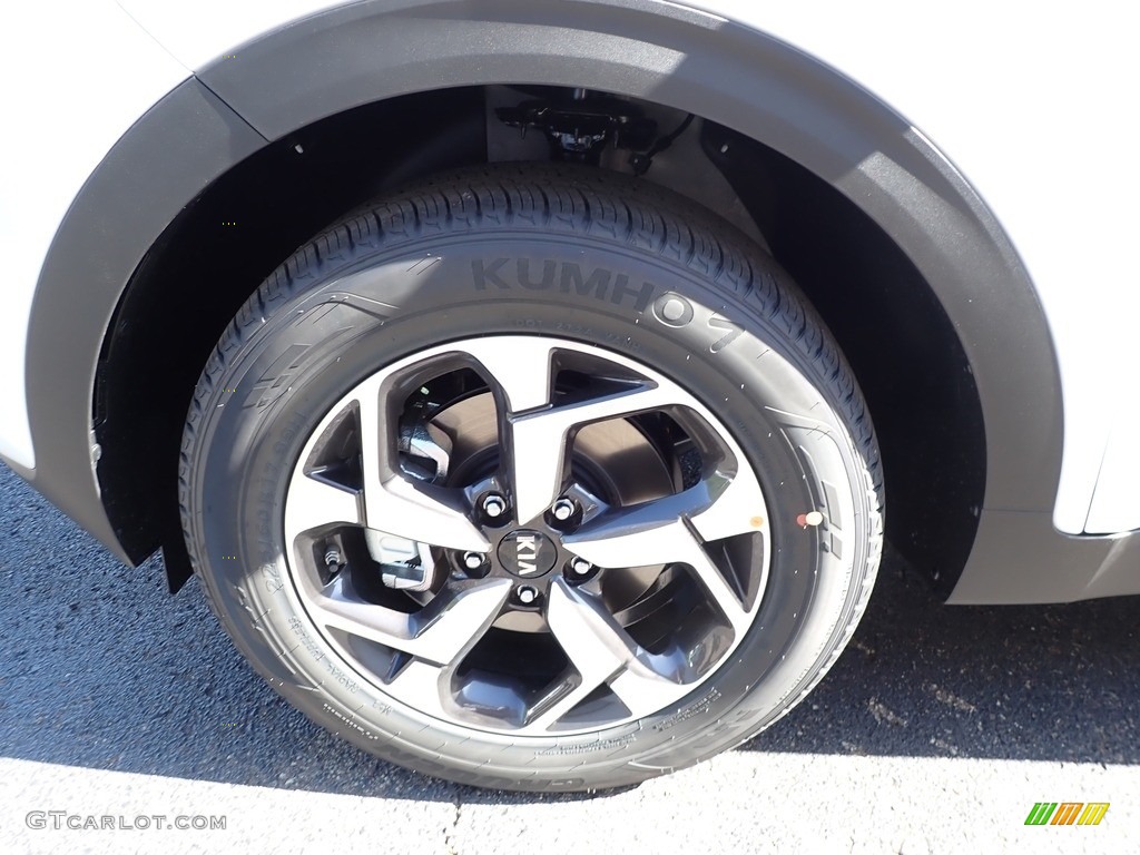 2020 Sportage LX AWD - Clear White / Black photo #10