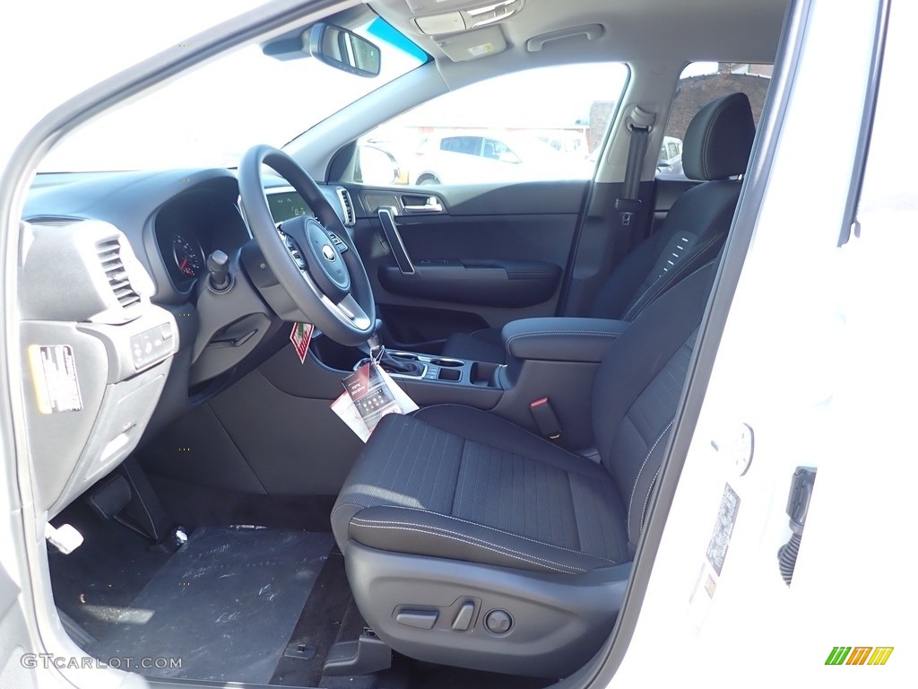 2020 Sportage LX AWD - Clear White / Black photo #12