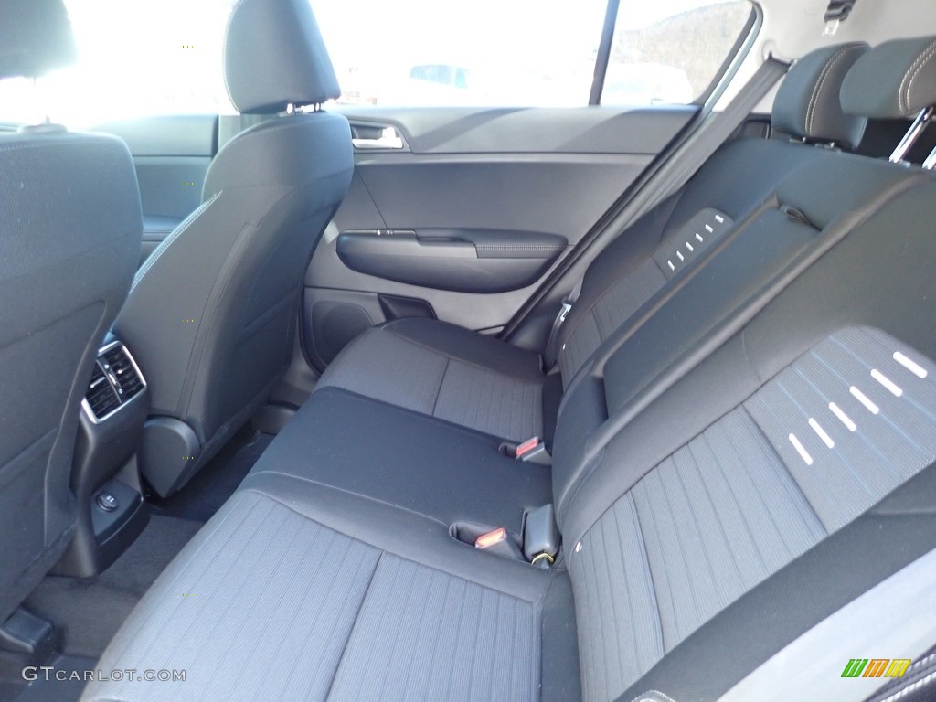 2020 Sportage LX AWD - Clear White / Black photo #13